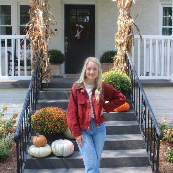 Cropped Utility Jacket Lightweight Oversized Zip Up Drawstring Casual Chic - Picture 8 of 8